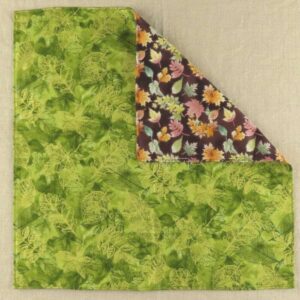 Green Leaf Wiccan Altar Cloth