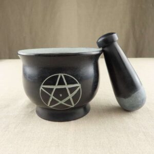 Pentagram Mortar and Pestle