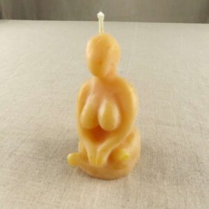Goddess Beeswax Candle