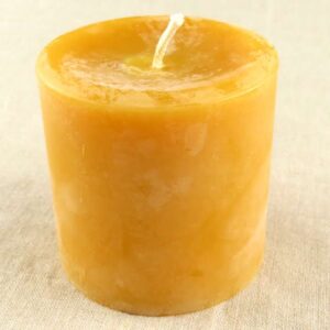 3″ Beeswax Pillar Candle