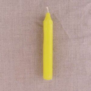 Spell Chime Candle .58″ – Yellow