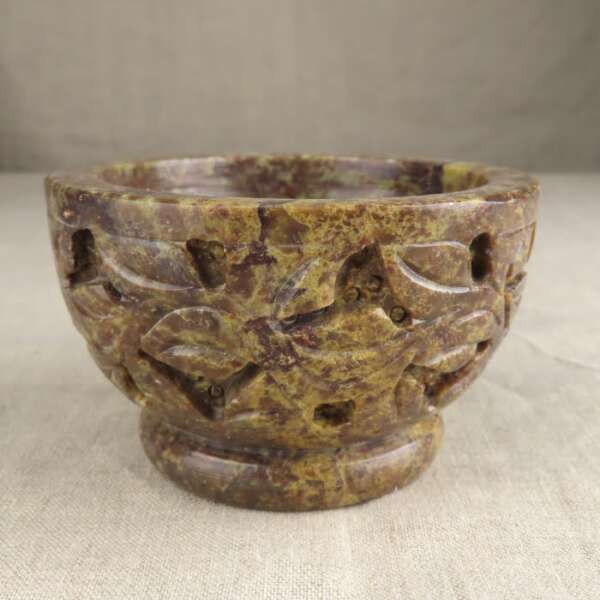 Floral Motif Mortar & Pestle