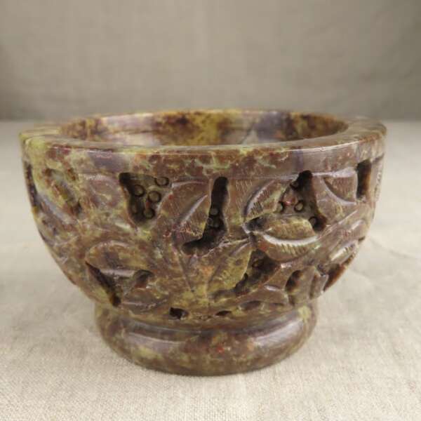 Floral Motif Mortar & Pestle