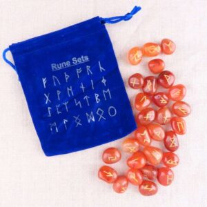 Carnelian Rune Set