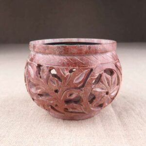 Carved Soapstone Charcoal Burner