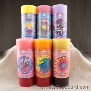 Mandala Pillar Candle Crystal Journey Creations