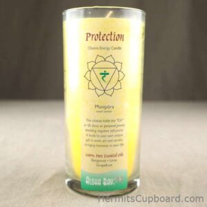 Solar Plexus Chakra Protection Candle Jar by Aloha Bay