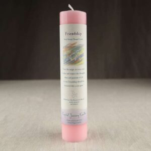 Friendship Herbal Magic Pillar Candle