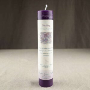 Healing Herbal Magic Pillar Candle