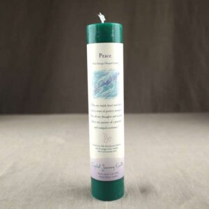Peace Herbal Magic Pillar Candle