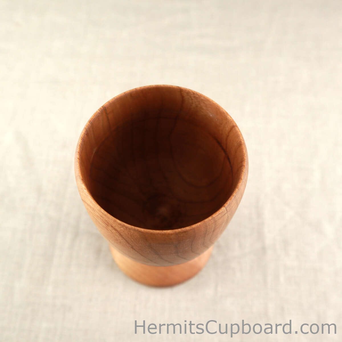 wood altar cup interior