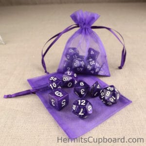 Purple Polyhedral Dice