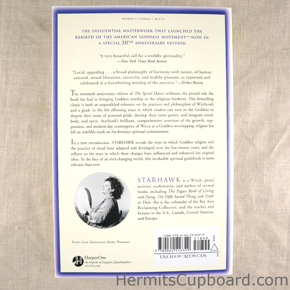 The Spiral Dance: A rebirth of the ancient religion of the great Goddess by Starhawk book back cover